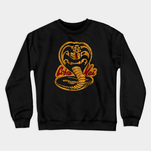 Cobra Kai vintage Crewneck Sweatshirt by guyfawkes.art